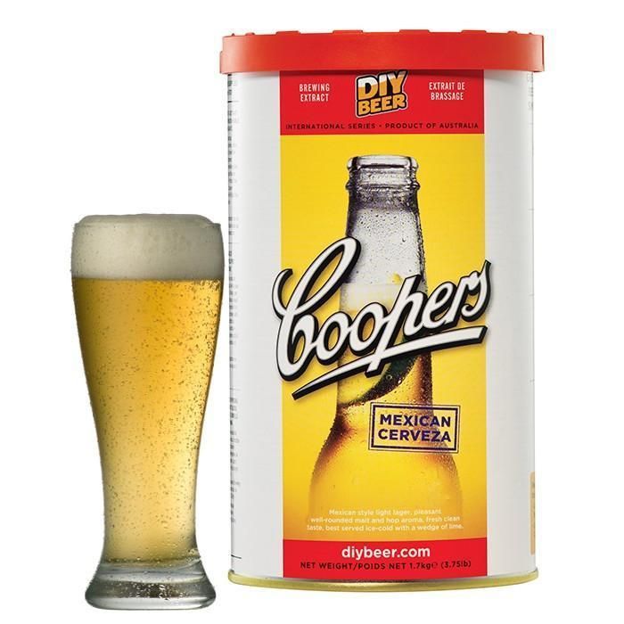 Coopers Mexican Cervesa - 23L Beer Kit - International Series [BEST BEFORE 2026.04.09]