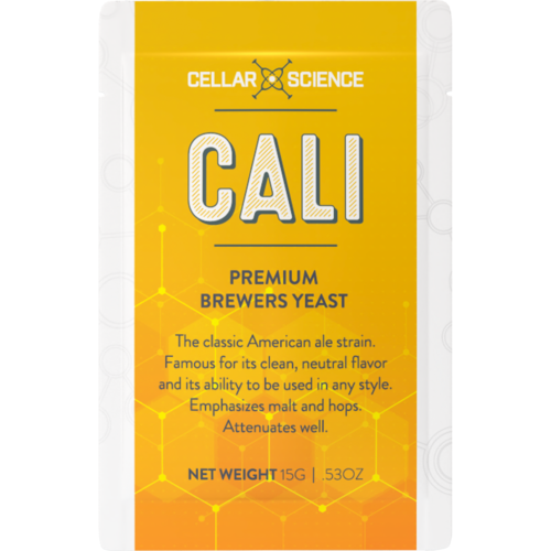 CellarScience CALI Dry Yeast | American Ale | Premium Beer Yeast, 15g CellarScience CALI Dry Yeast | American Ale | Premium Beer Yeast, 15g