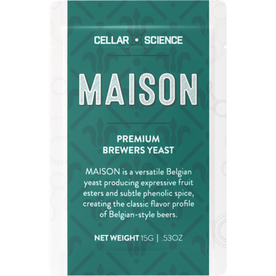 CellarScience MAISON Dry Yeast | Specialty Ale | Premium Beer Yeast, 15g