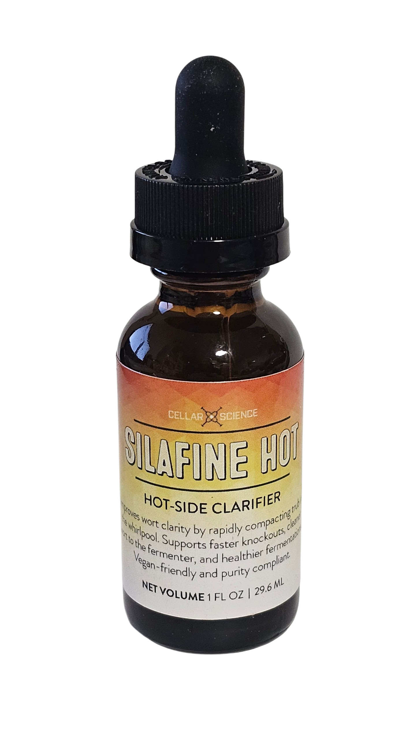 CellarScience SilaFine Hot | Hot Side Clarifier for Kettle & Whirlpool, 1oz