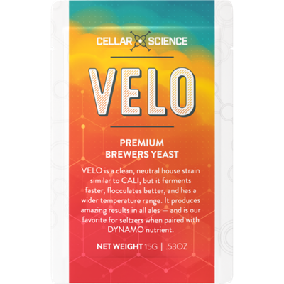 CellarScience VELO Dry Yeast | Specialty Ale | Premium Beer Yeast, 15g