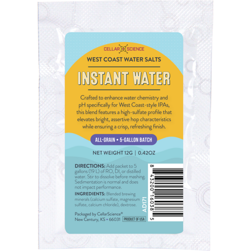 CellarScience Instant Water | West Coast Water Salts