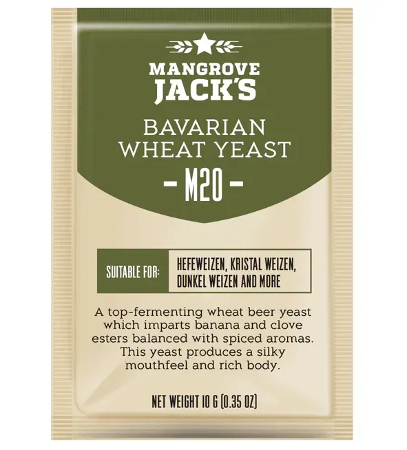 Mangrove Jack M20 Bavarian Wheat Dry Yeast, 10g