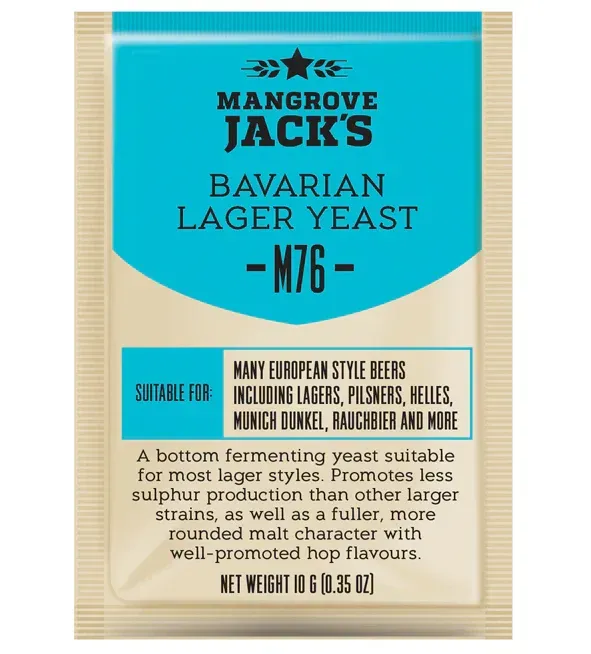 Mangrove Jack M76 Bavarian Lager Dry Yeast, 10g