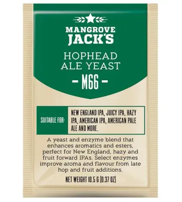 Mangrove Jack M66 Hophead Dry Yeast, 10.5g Mangrove Jack M66 Hophead Dry Yeast, 10.5g