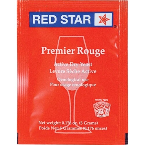 Red Star Premier Rouge (Pasteur Red) Dry Wine Yeast, 5g [BEST BEFORE 2026.06]