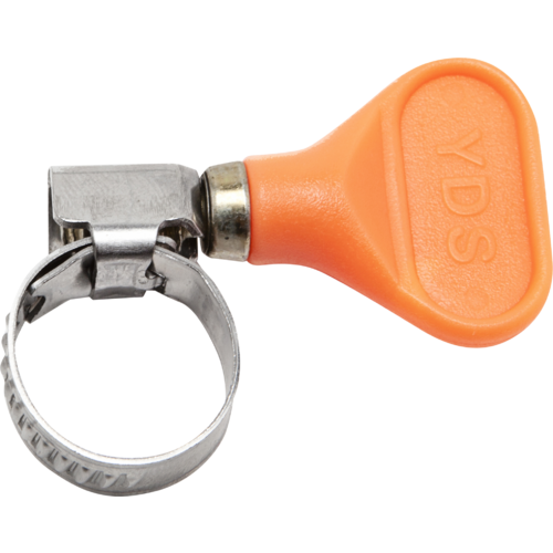 Clamp - Butterfly, SS Medium Orange