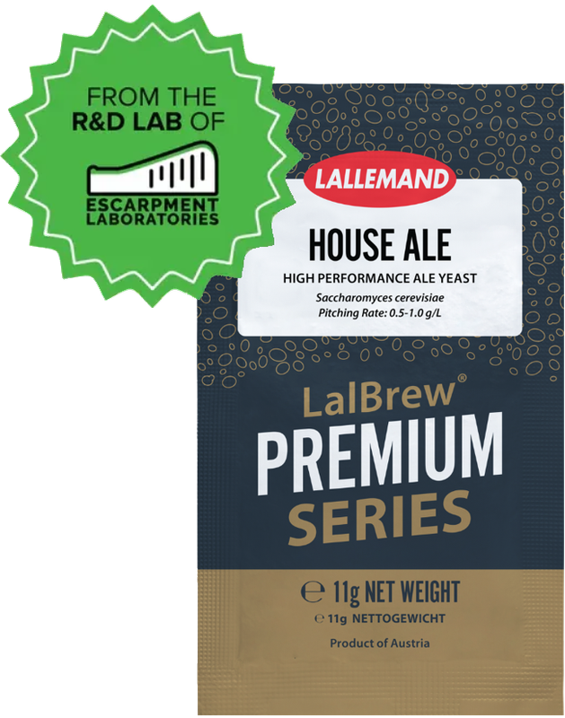 LalBrew House Ale Dry Yeast, 11g [BEST BEFORE 2026.09]