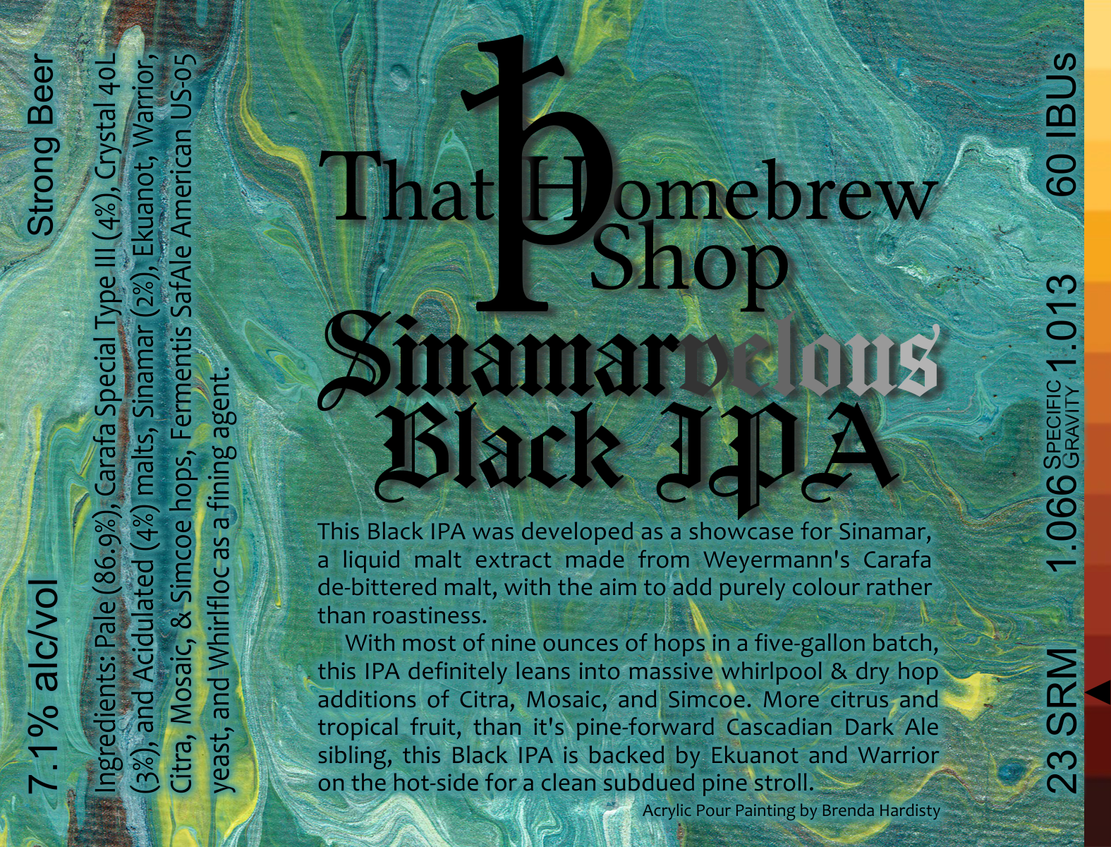 Beachwood American Black IPA  (Clone) - 1G