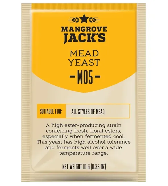 Mangrove Jack M05 Mead Dry Yeast, 10g