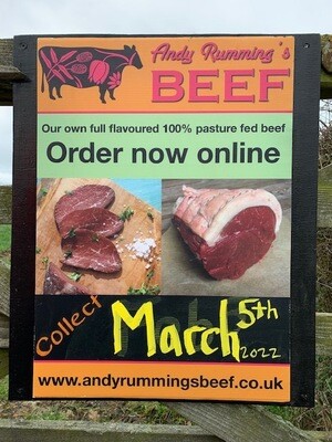 Fresh beef - collect from Saturday 13th July 2024