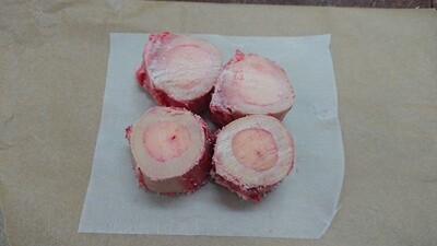 Marrow bone sliced