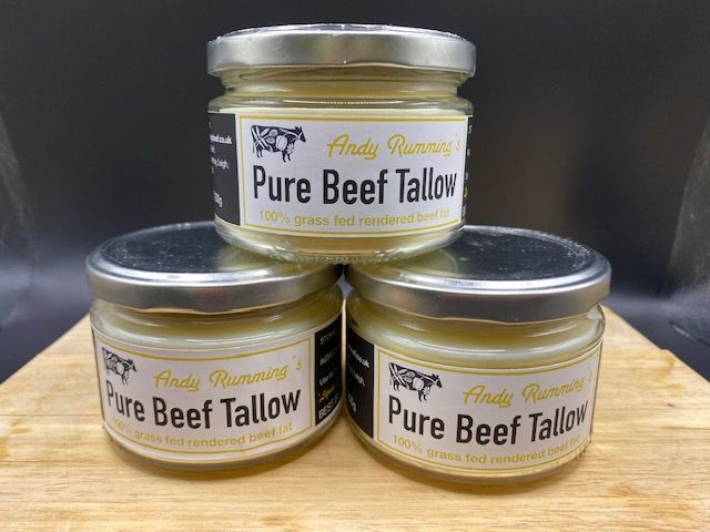 A jar of pure beef tallow