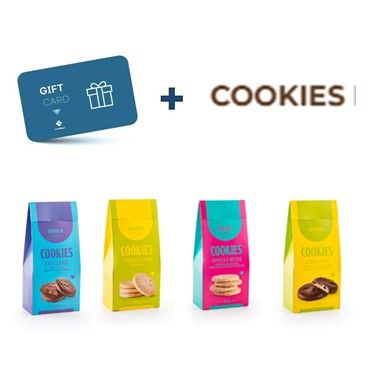 Gift Card Los Gallegos + Cookies x 200 gr.