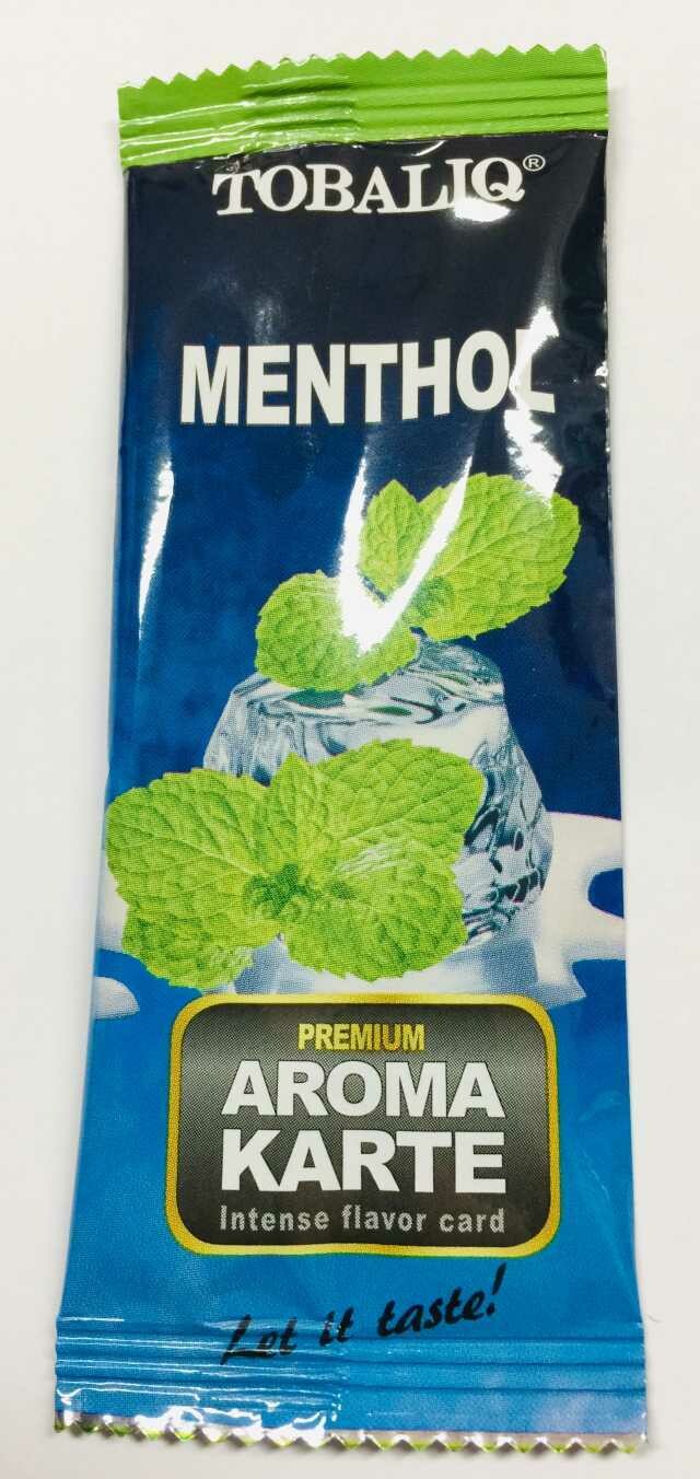 TOBALIQ Aroma Card Menthol Mentolo x1pz