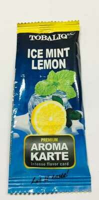 TOBALIQ Aroma Card Ice Mint Lemon Menta Ghiacciata al Limone x1pz