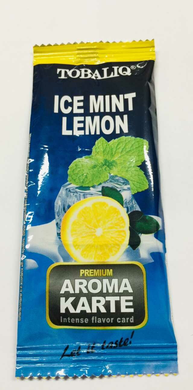 TOBALIQ Aroma Card Ice Mint Lemon Menta Ghiacciata al Limone x1pz