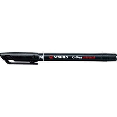 Penna Universale STABILO OHP 843 M Nero 10Unt
