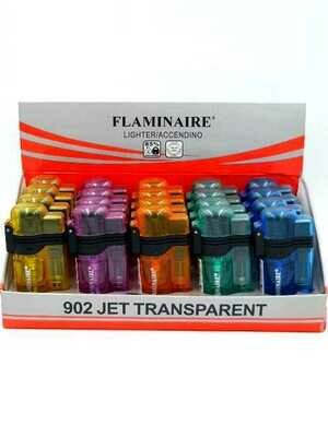 Accendino Antivento FLAMINAIRE 902 JET TRANSPARENT scx20pz