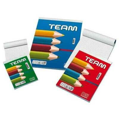 TEAM Block Notes A4 5M 60ff x10pz