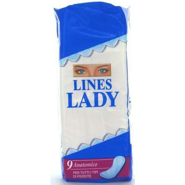 LINES LADY Assorbenti ANATOMICO 9pz