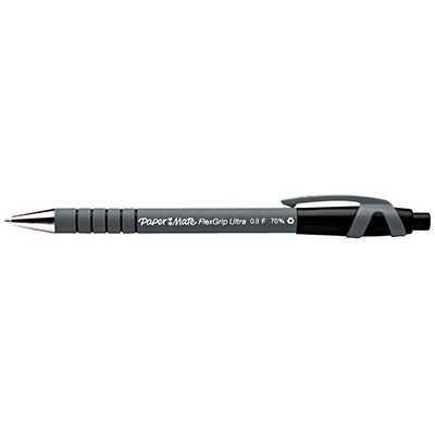 Penna Sfera PAPER MATE Flexgrip Ultra Scatto Nero 12Unt