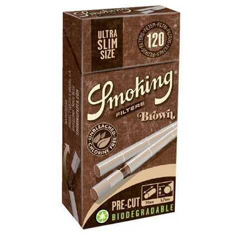 SMOKING Filtri UltraSlim 5,7mm BROWN Ast. scx20pz