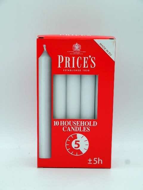 PRICE&#39;S Candele Steariche 10pz