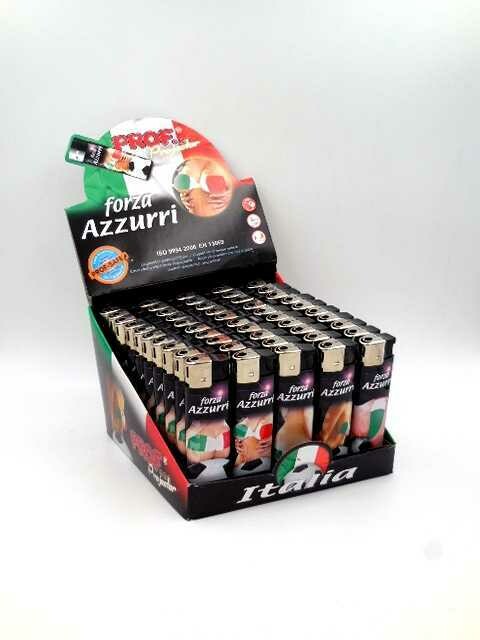 Accendino Elettronico PROF Forza Azzurri scx50pz