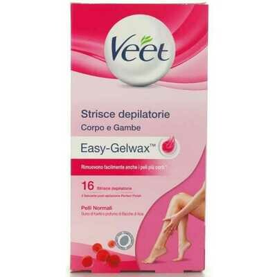 VEET 16 Strisce Depilatorie CORPO E GAMBE Pelli Normali