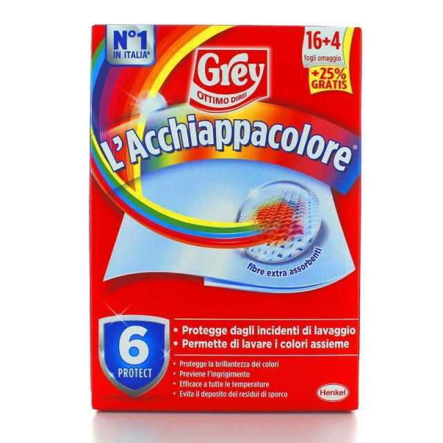 GREY L&#39;ACCHIAPPACOLORE 16+4 Fogli