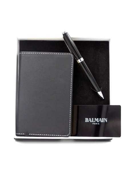 BALMAIN Confezione Regalo Penna Sfera e Notebook x1pz