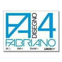 FABRIANO Cartella Disegno F4 LISCIO 33x48 20ff 220gr