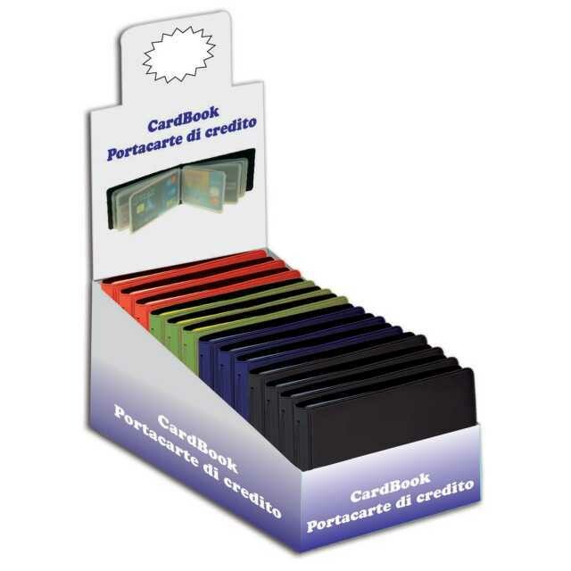 ALPLAST Portacarte a Libretto CARDBOOK 12 Scomparti scx24pz