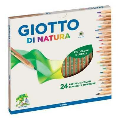 GIOTTO Pastelli Colorati NATURA 24Unt
