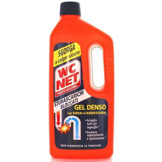 WC NET Gel Denso Sturascarichi Soda e Candeggina 1L