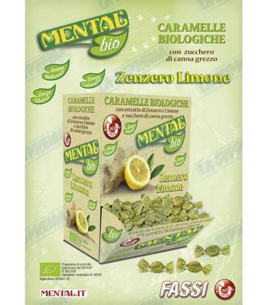 Caramella FASSI MENTAL Marsupio BIO Zenzero Limone 0,75kg