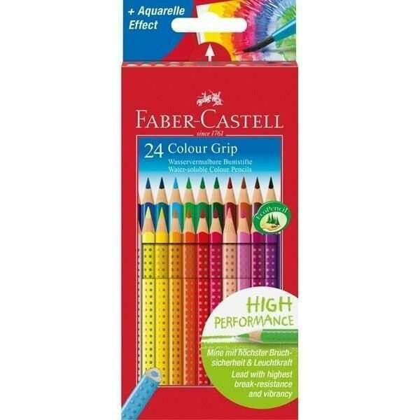 FABER CASTELL Pastelli Colour Grip 24 Unt