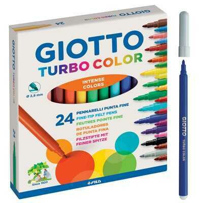 Pennarello GIOTTO Turbo Color 24Unt