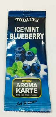 TOBALIQ Aroma Card Ice Mint Blueberry Menta Ghiacciata alla Mora x1pz