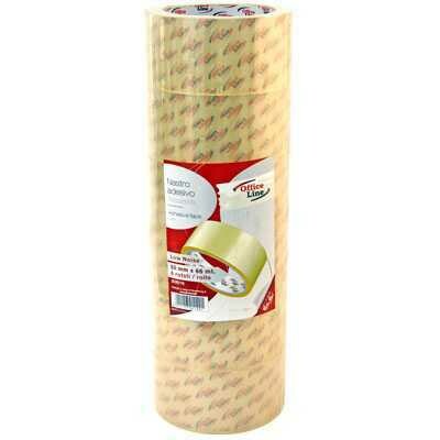 OFFICE LINE Nastro Adesivo 50x66 Trasparente 6Unt