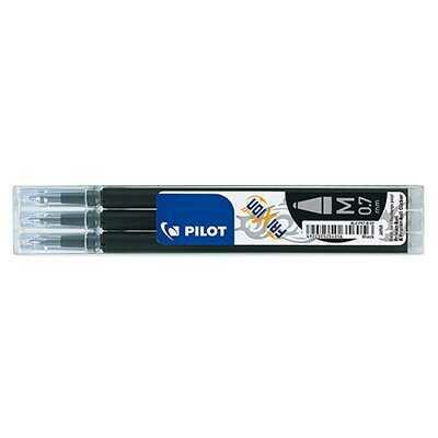 Ricarica Refill PILOT FRIXION Ball Nero 0.7mm M 3pz