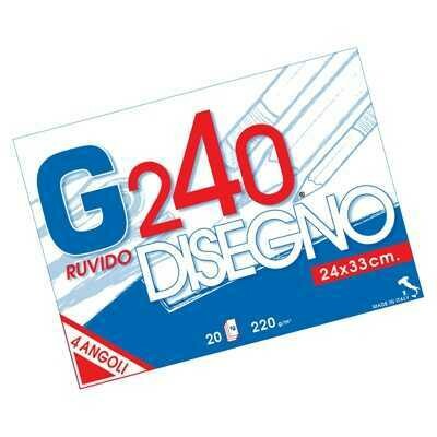 Cartella Disegno G420 RUVIDO 24x33 20ff 220gr
