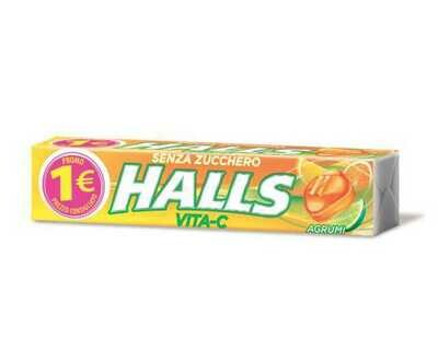 HALLS Stick Agrumi Vita-C 32gr SZ scx20pz