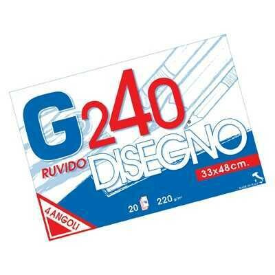 Cartella Disegno G240 RUVIDO 33x48 20ff 220gr