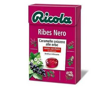 RICOLA Astuccio Ribes Nero 50gr SZ scx20pz