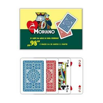 MODIANO Carte Da Ramino POKER &#39;98&#39;