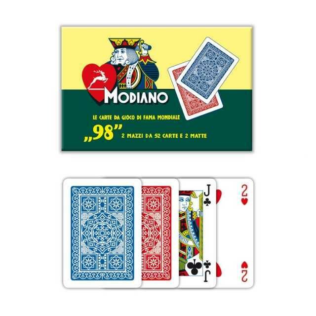MODIANO Carte Da Ramino POKER &#39;98&#39;