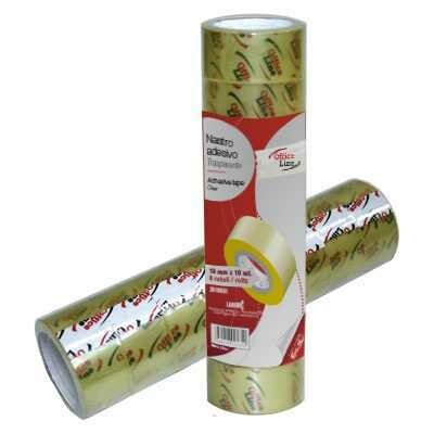 OFFICE LINE Nastro Adesivo 19x10 8Unt