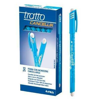 Penna Cancellabile TRATTO CANCELLIK Azzurro 12Unt